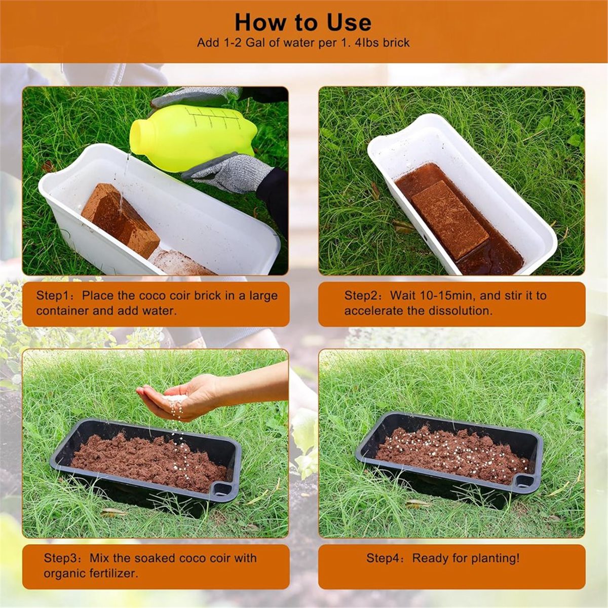 HITL 3 Pack Bricks, for Plants - Substrate Coconut Fiber review and price